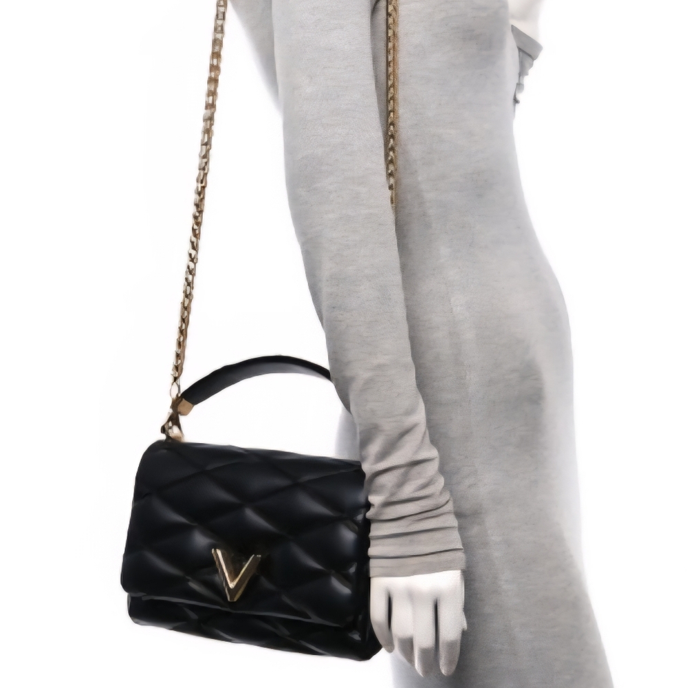 Louis Vuitton GO-14 Lambskin Malletage MM In Black. - Picture 9 of 16
